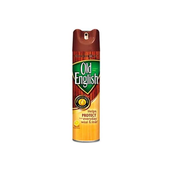 Reckitt Benckiser Old English Wood Care Furniture Polish, Lemon, 12 oz. Aerosol Can, 12 Cans - 74035 REC 74035 - main